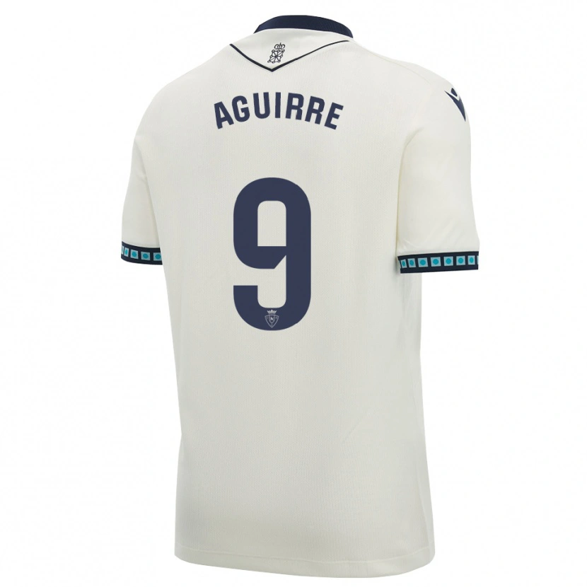 Danxen Men Jorge Aguirre #9 White Black Light Sky Blue Away Jersey 2026/27 T-Shirt