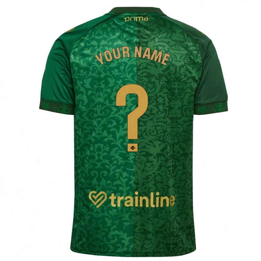 Danxen Men Your Name #0 Forest Green Dark Goldenrod Away Jersey 2026/27 T-Shirt