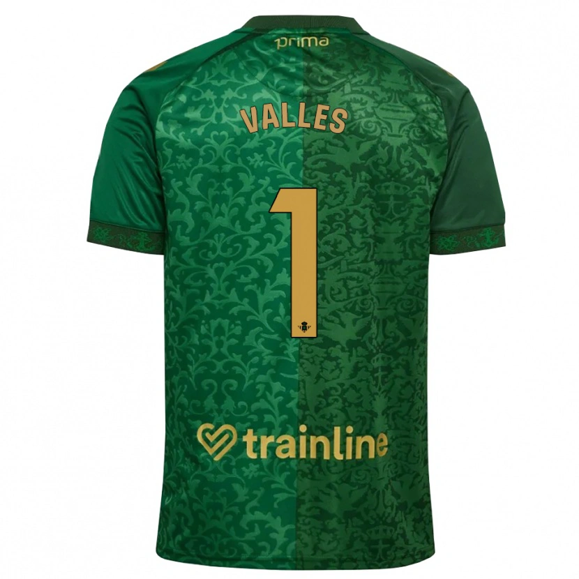Danxen Men Álvaro Valles #1 Forest Green Dark Goldenrod Away Jersey 2026/27 T-Shirt