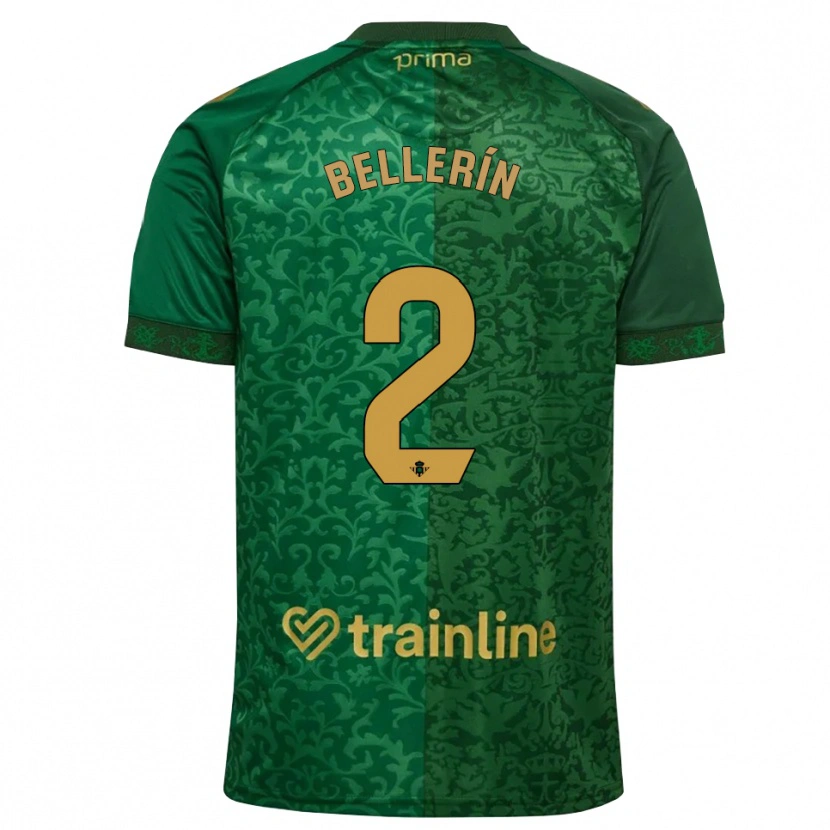 Danxen Men Héctor Bellerín #2 Forest Green Dark Goldenrod Away Jersey 2026/27 T-Shirt