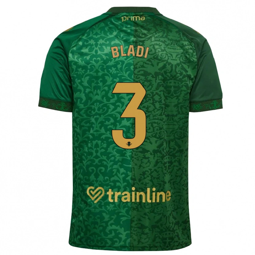 Danxen Men Darling Bladi #3 Forest Green Dark Goldenrod Away Jersey 2026/27 T-Shirt