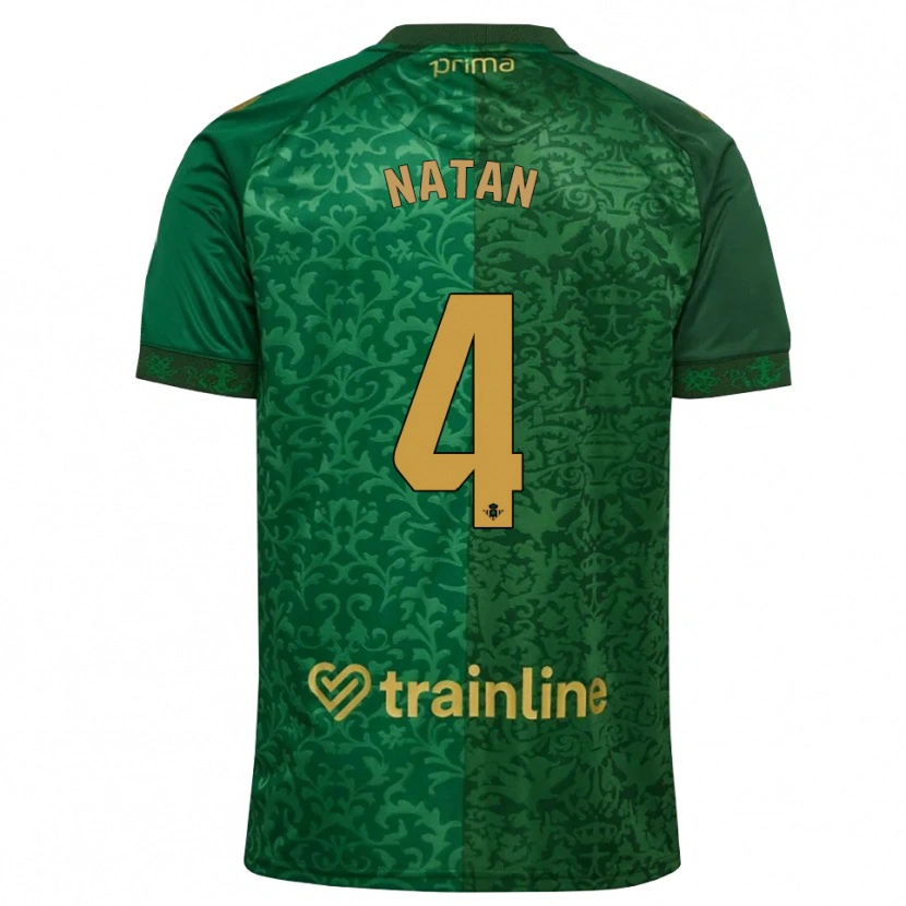 Danxen Men Natan Bernardo De Souza #4 Forest Green Dark Goldenrod Away Jersey 2026/27 T-Shirt