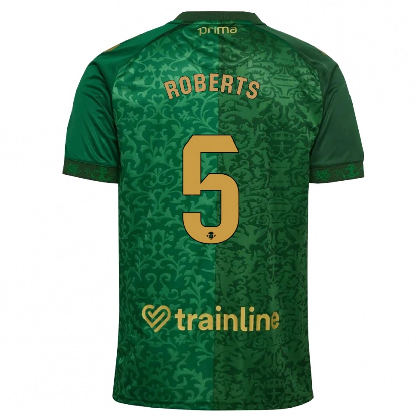 Danxen Men Rhiannon Roberts #5 Forest Green Dark Goldenrod Away Jersey 2026/27 T-Shirt