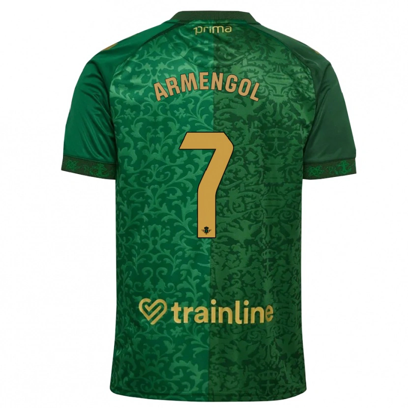 Danxen Men Carla Armengol Joaniquet #7 Forest Green Dark Goldenrod Away Jersey 2026/27 T-Shirt