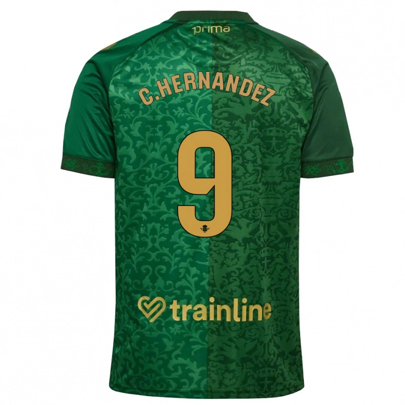 Danxen Men Cucho Hernández #9 Forest Green Dark Goldenrod Away Jersey 2026/27 T-Shirt