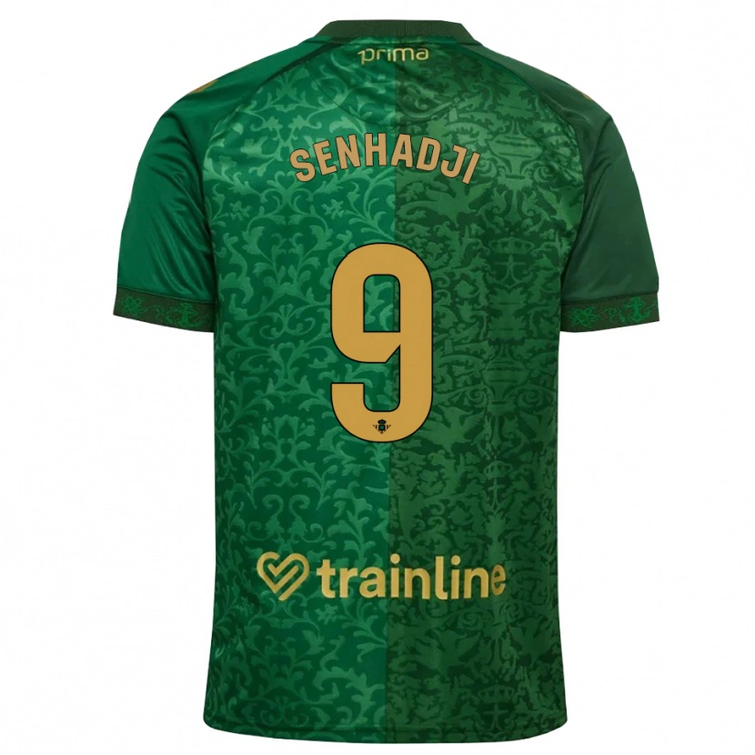 Danxen Men Yanis Senhadji #9 Forest Green Dark Goldenrod Away Jersey 2026/27 T-Shirt