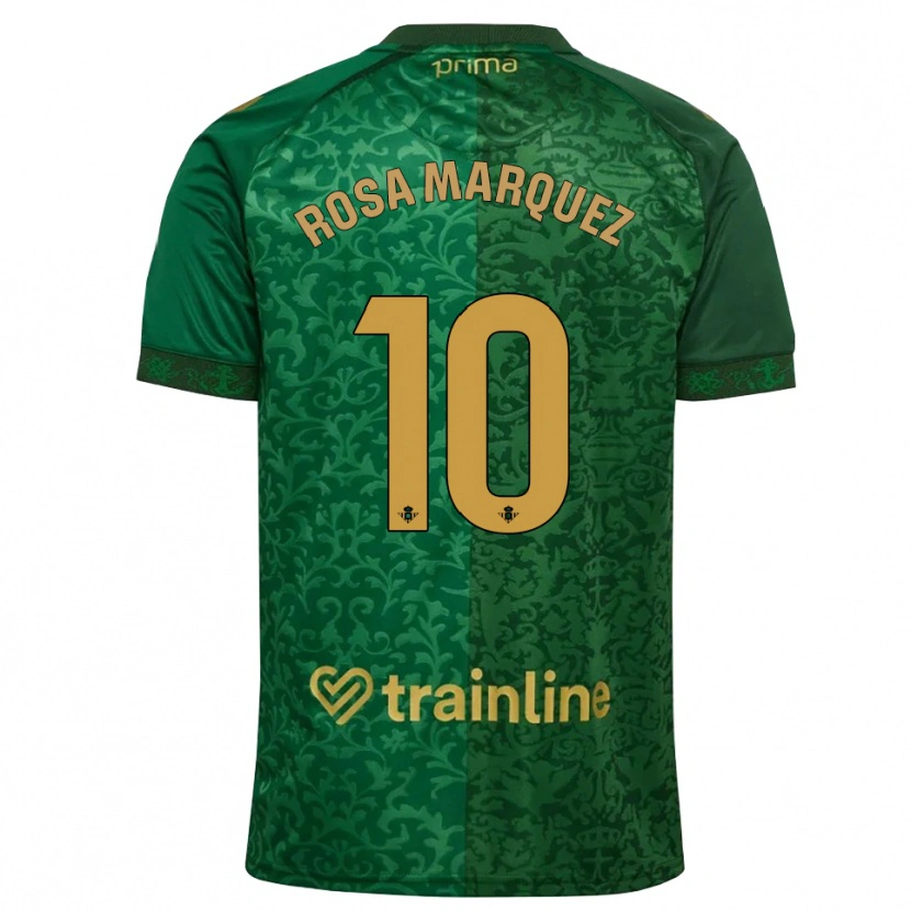 Danxen Men Rosa Márquez Baena #10 Forest Green Dark Goldenrod Away Jersey 2026/27 T-Shirt