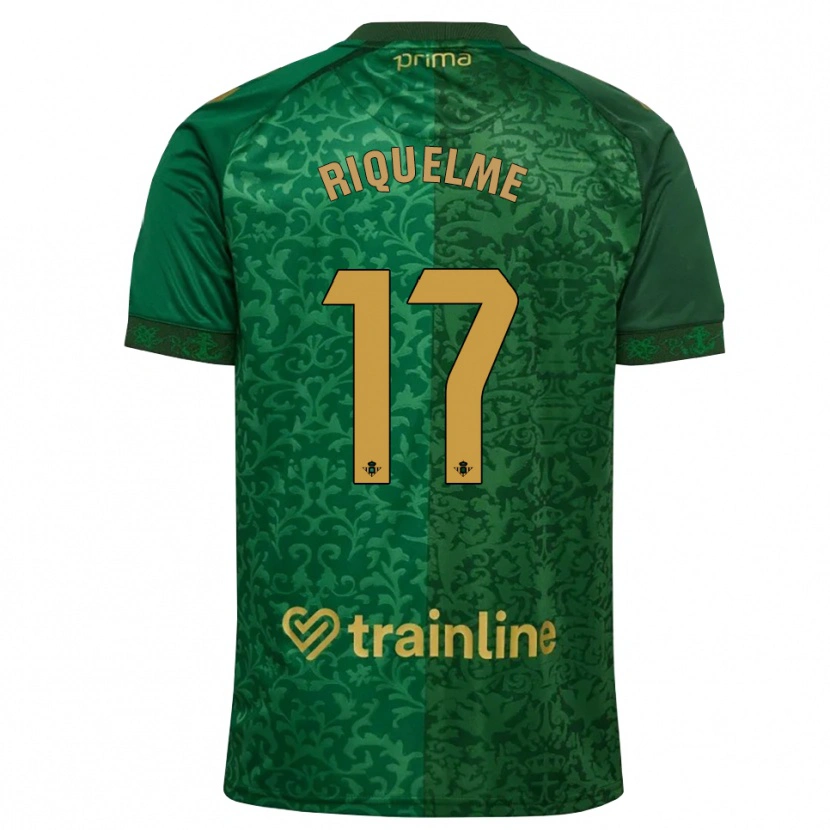 Danxen Men Rodrigo Riquelme #17 Forest Green Dark Goldenrod Away Jersey 2026/27 T-Shirt