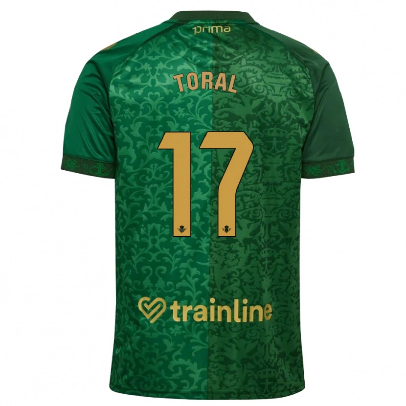 Danxen Men Antonio Toral #17 Forest Green Dark Goldenrod Away Jersey 2026/27 T-Shirt