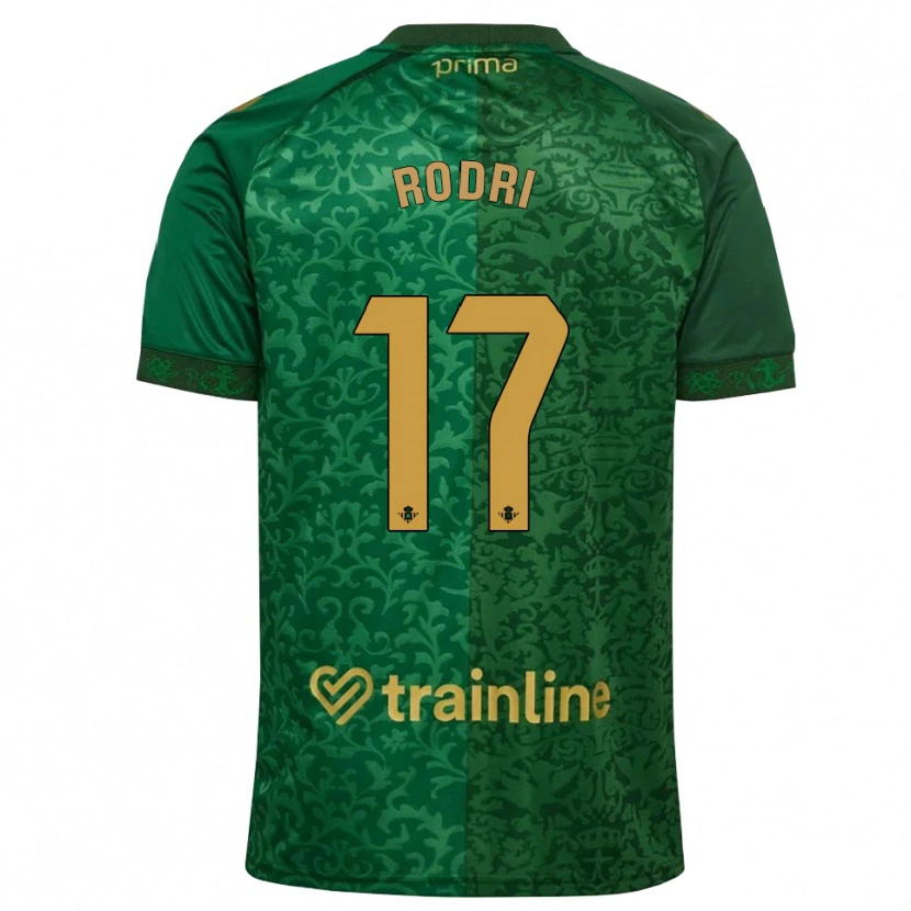 Danxen Men Rodri Sanchez #17 Forest Green Dark Goldenrod Away Jersey 2026/27 T-Shirt