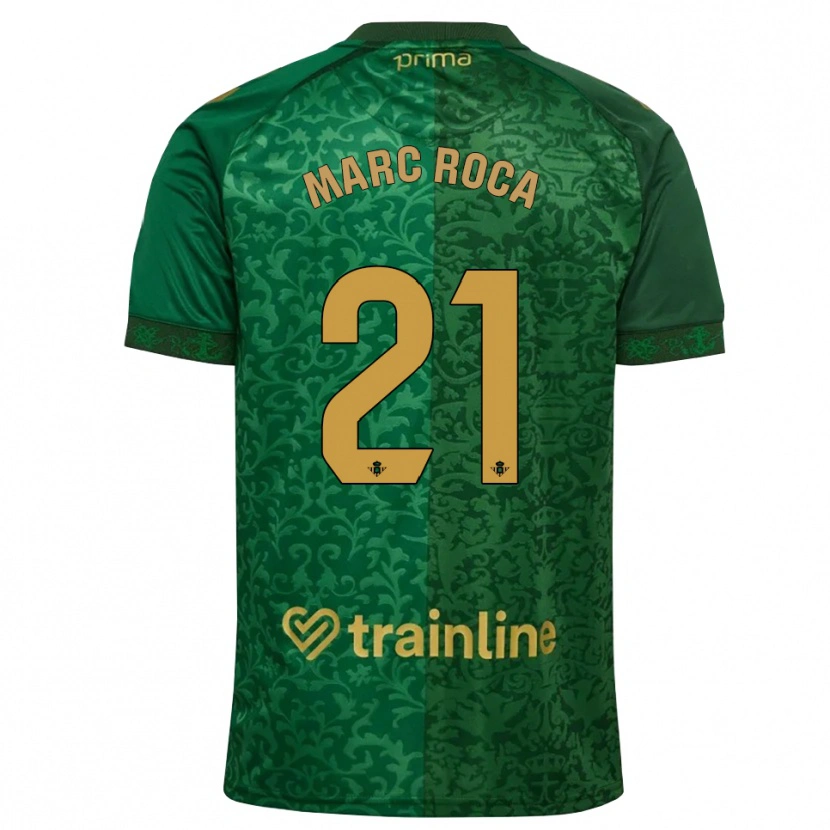 Danxen Men Marc Roca #21 Forest Green Dark Goldenrod Away Jersey 2026/27 T-Shirt