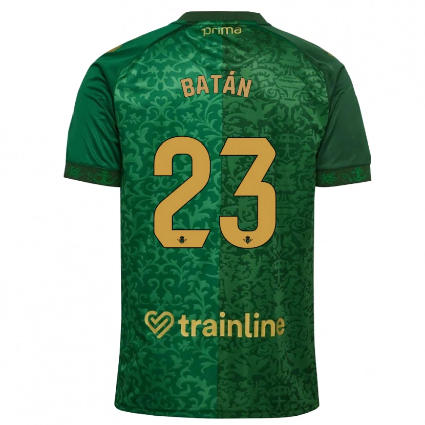 Danxen Men Fran Batán #23 Forest Green Dark Goldenrod Away Jersey 2026/27 T-Shirt