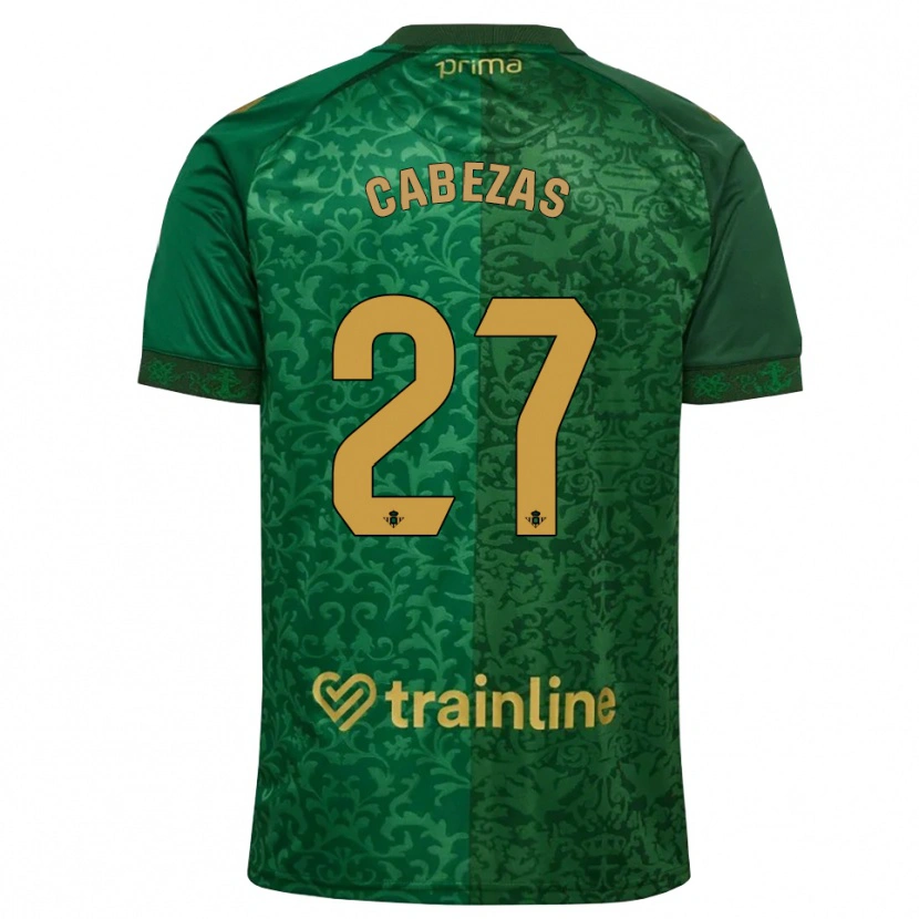 Danxen Men Ángela Cabezas #27 Forest Green Dark Goldenrod Away Jersey 2026/27 T-Shirt