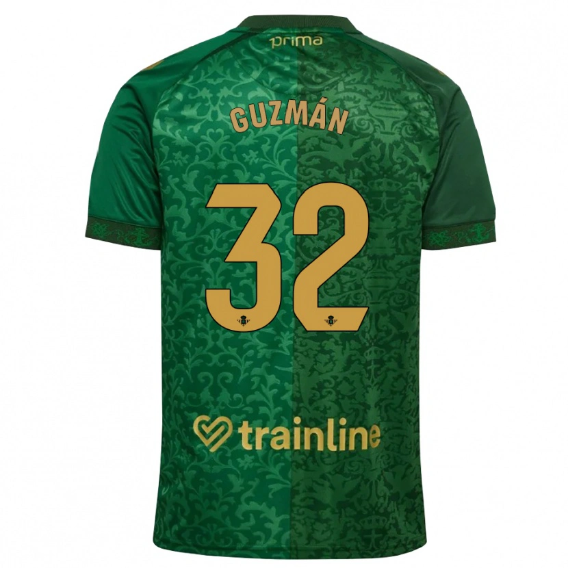 Danxen Men Rafael Guzmán #32 Forest Green Dark Goldenrod Away Jersey 2026/27 T-Shirt