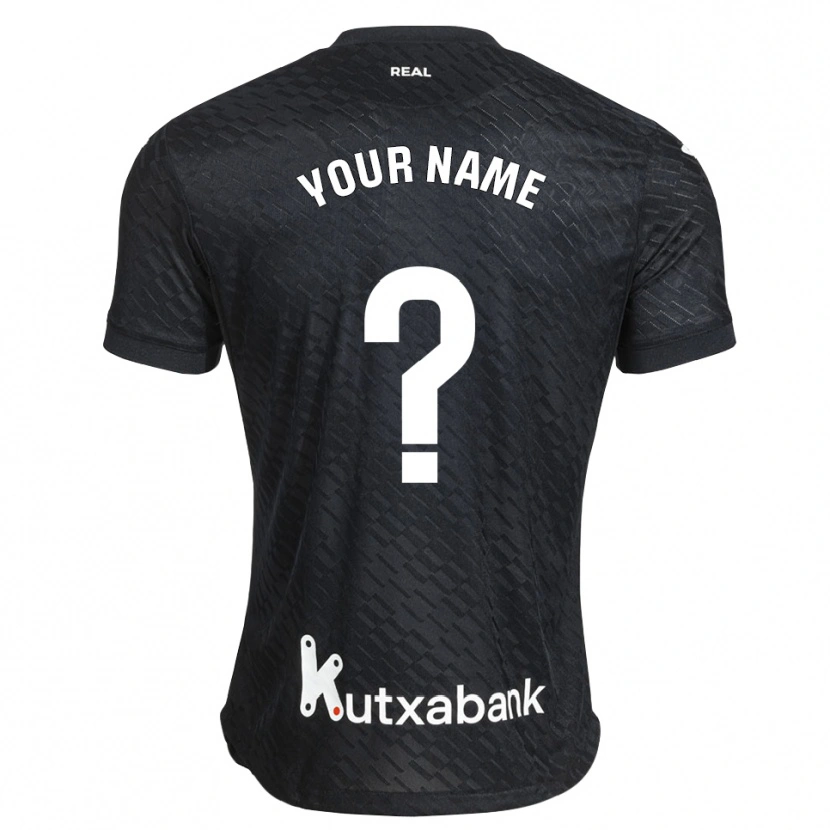 Danxen Men Your Name #0 Black White Away Jersey 2026/27 T-Shirt