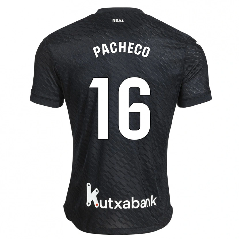 Danxen Men Jon Pacheco #16 Black White Away Jersey 2026/27 T-Shirt