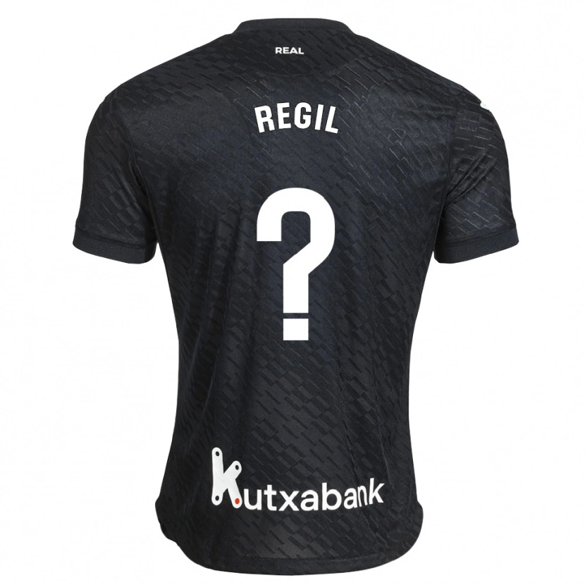 Danxen Men Markel Regil #0 Black White Away Jersey 2026/27 T-Shirt