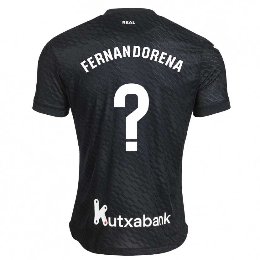 Danxen Men Alex Fernandorena #0 Black White Away Jersey 2026/27 T-Shirt