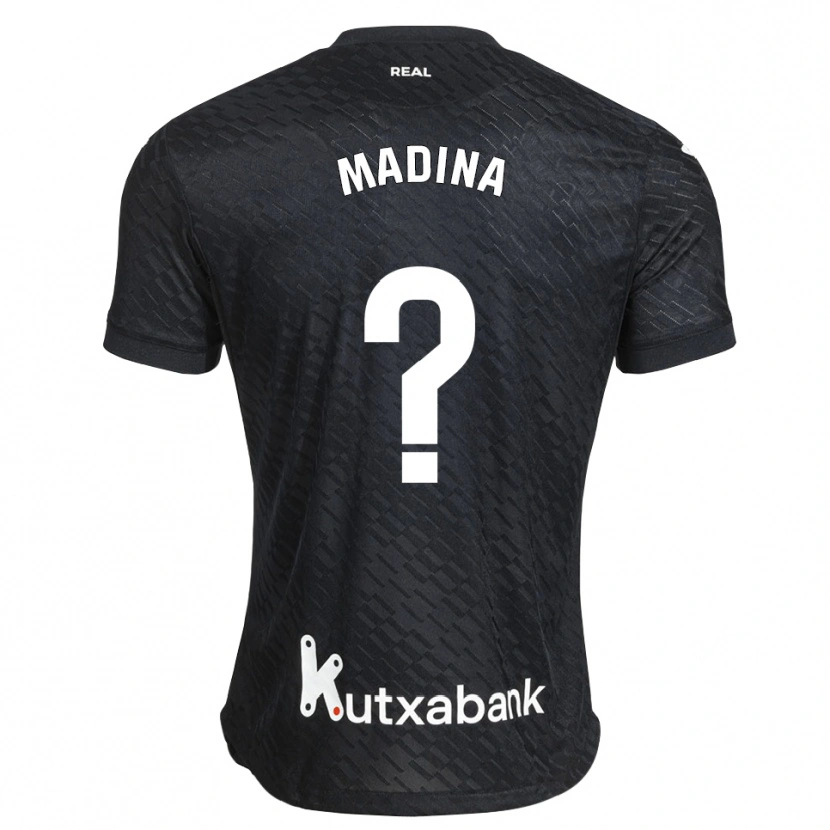 Danxen Men Aimar Madina #0 Black White Away Jersey 2026/27 T-Shirt
