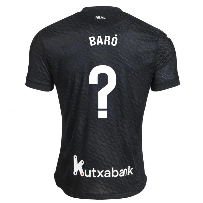 Danxen Men Liam Baró #0 Black White Away Jersey 2026/27 T-Shirt