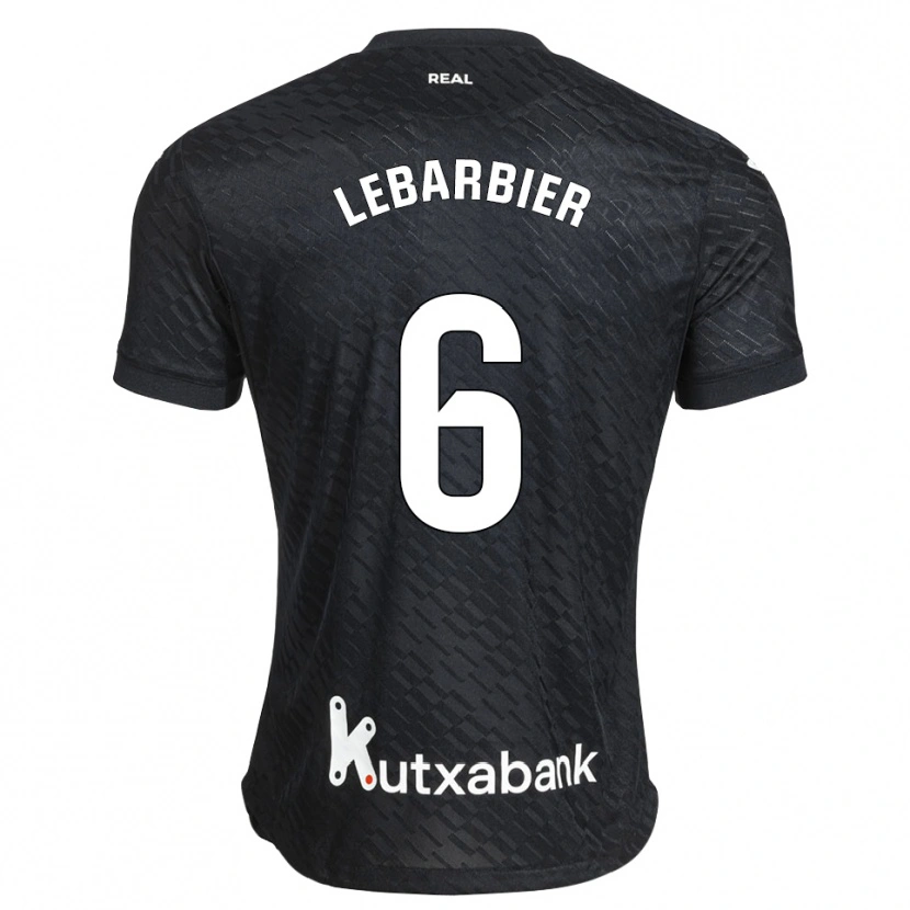 Danxen Men Alex Lebarbier #6 Black White Away Jersey 2026/27 T-Shirt