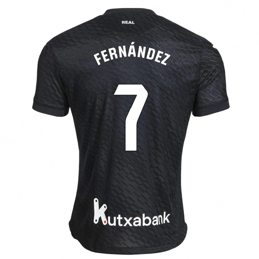 Danxen Men Xuban Fernández #7 Black White Away Jersey 2026/27 T-Shirt
