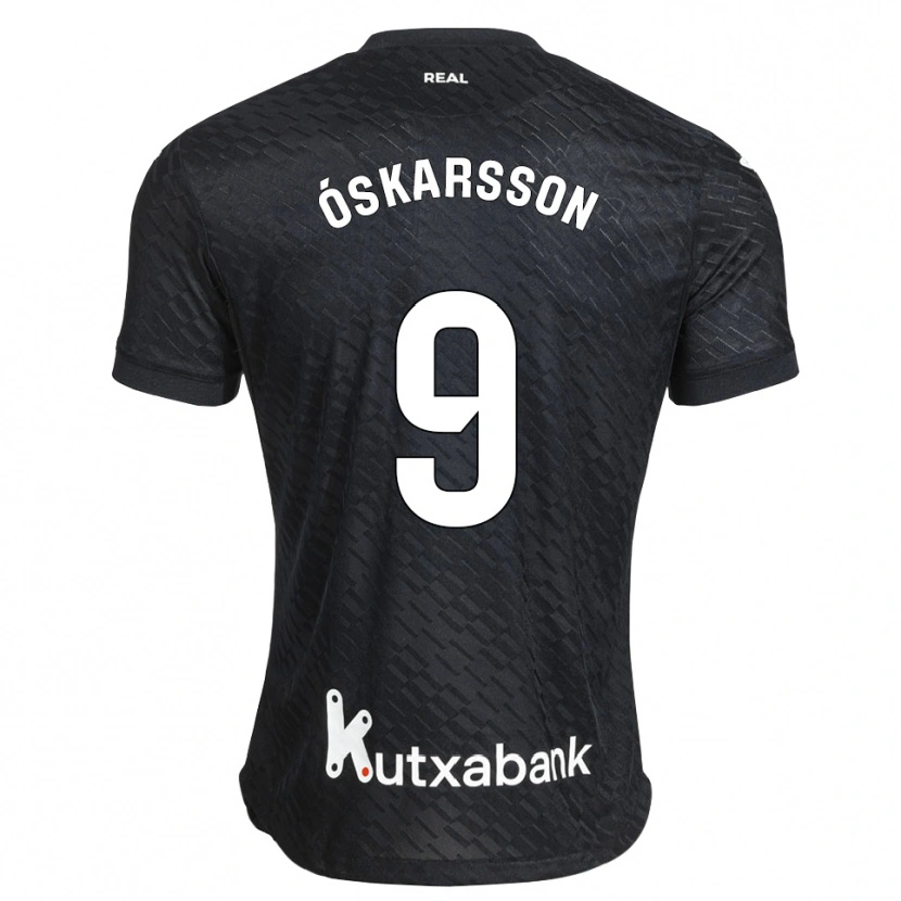 Danxen Men Orri Óskarsson #9 Black White Away Jersey 2026/27 T-Shirt