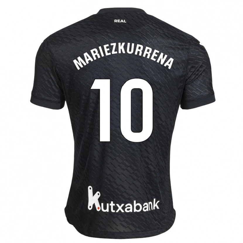 Danxen Men Arkaitz Mariezkurrena #10 Black White Away Jersey 2026/27 T-Shirt