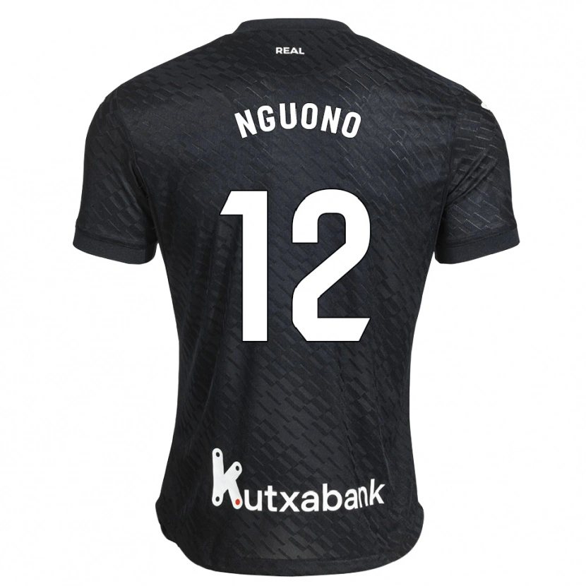 Danxen Men Job Ochieng #12 Black White Away Jersey 2026/27 T-Shirt
