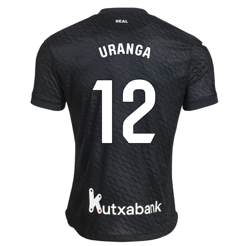 Danxen Men Lander Uranga #12 Black White Away Jersey 2026/27 T-Shirt