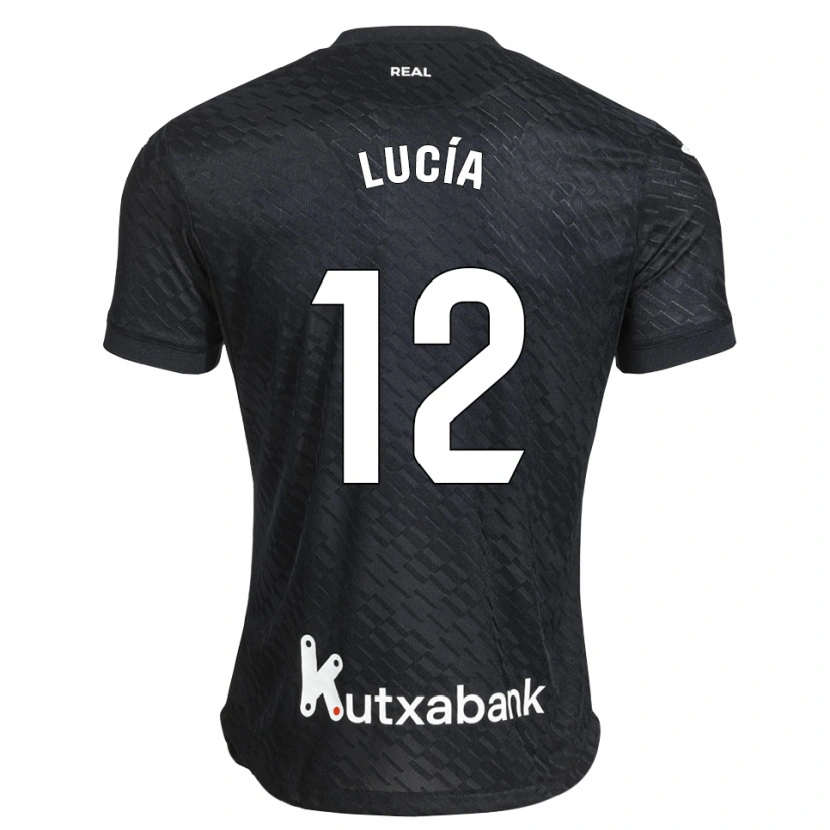 Danxen Men Lucía Rodríguez #12 Black White Away Jersey 2026/27 T-Shirt
