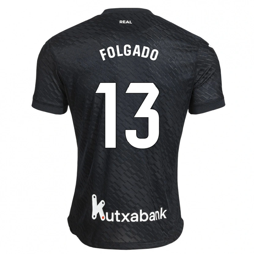 Danxen Men Theo Folgado #13 Black White Away Jersey 2026/27 T-Shirt