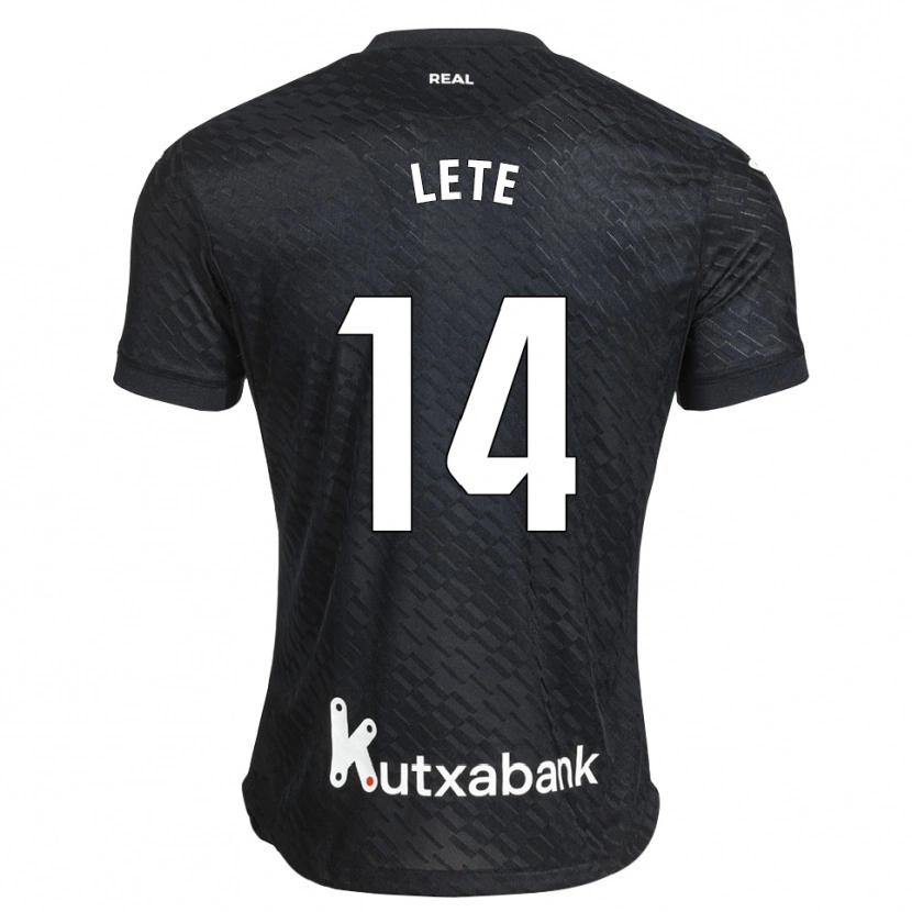 Danxen Men Eñaut Lete #14 Black White Away Jersey 2026/27 T-Shirt