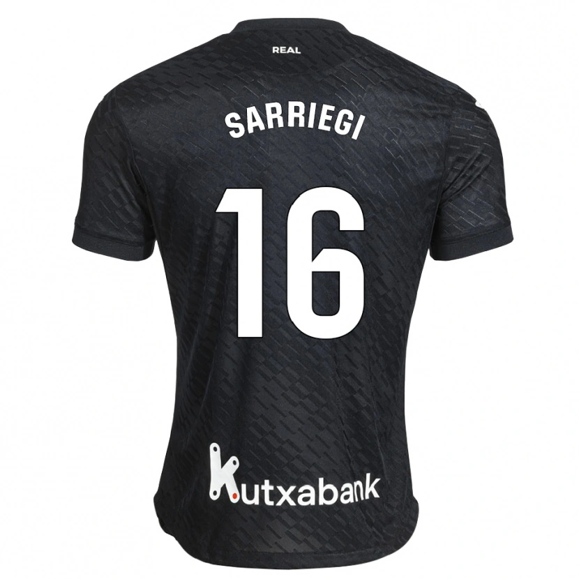 Danxen Men Nora Sarriegi #16 Black White Away Jersey 2026/27 T-Shirt