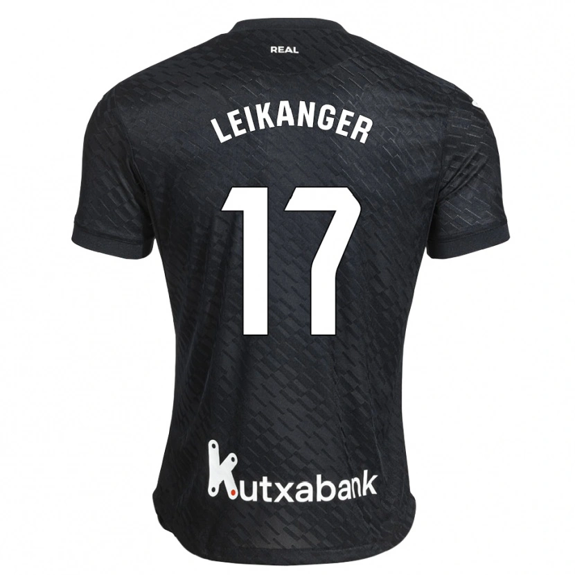 Danxen Men Thomas Leikanger #17 Black White Away Jersey 2026/27 T-Shirt