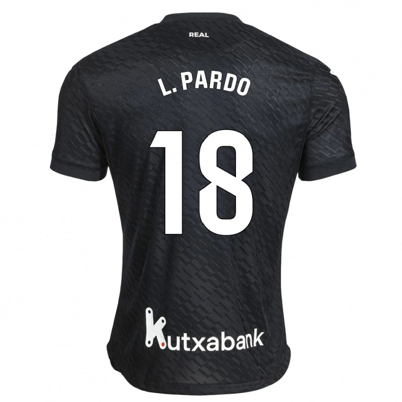 Danxen Men Lucía Pardo Méndez #18 Black White Away Jersey 2026/27 T-Shirt
