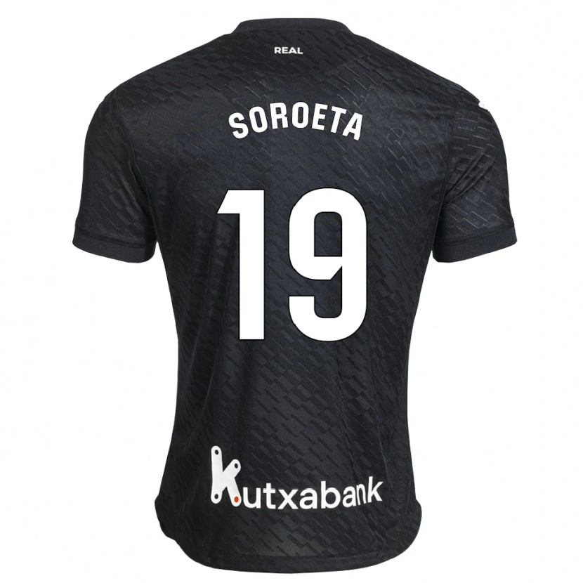 Danxen Men Javier Soroeta #19 Black White Away Jersey 2026/27 T-Shirt