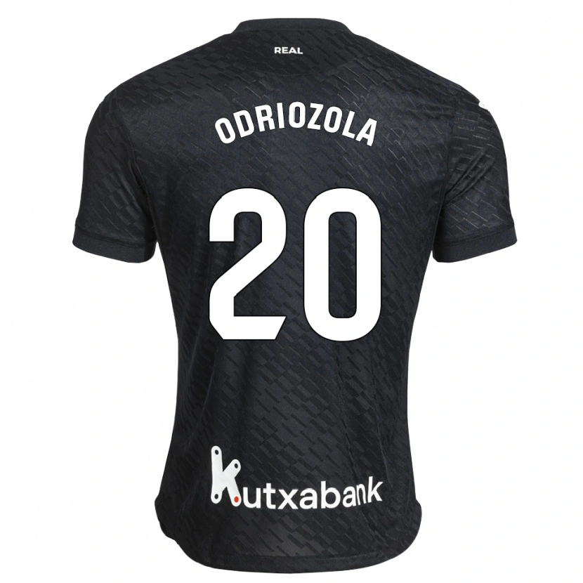 Danxen Men Álvaro Odriozola #20 Black White Away Jersey 2026/27 T-Shirt