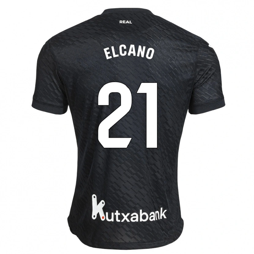 Danxen Men Markel Elcano #21 Black White Away Jersey 2026/27 T-Shirt