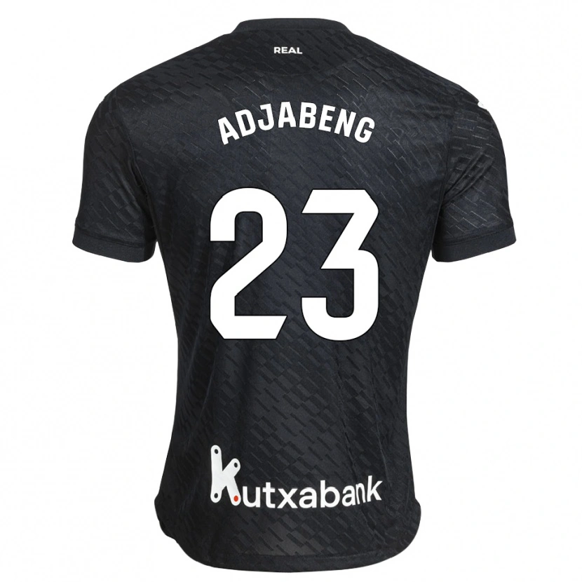 Danxen Men Andrews Adjabeng #23 Black White Away Jersey 2026/27 T-Shirt