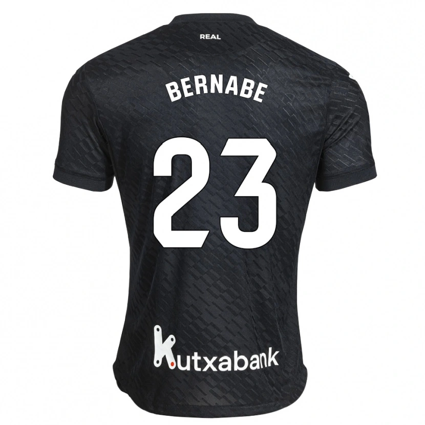 Danxen Men Alejandra Bernabé De Santiago #23 Black White Away Jersey 2026/27 T-Shirt