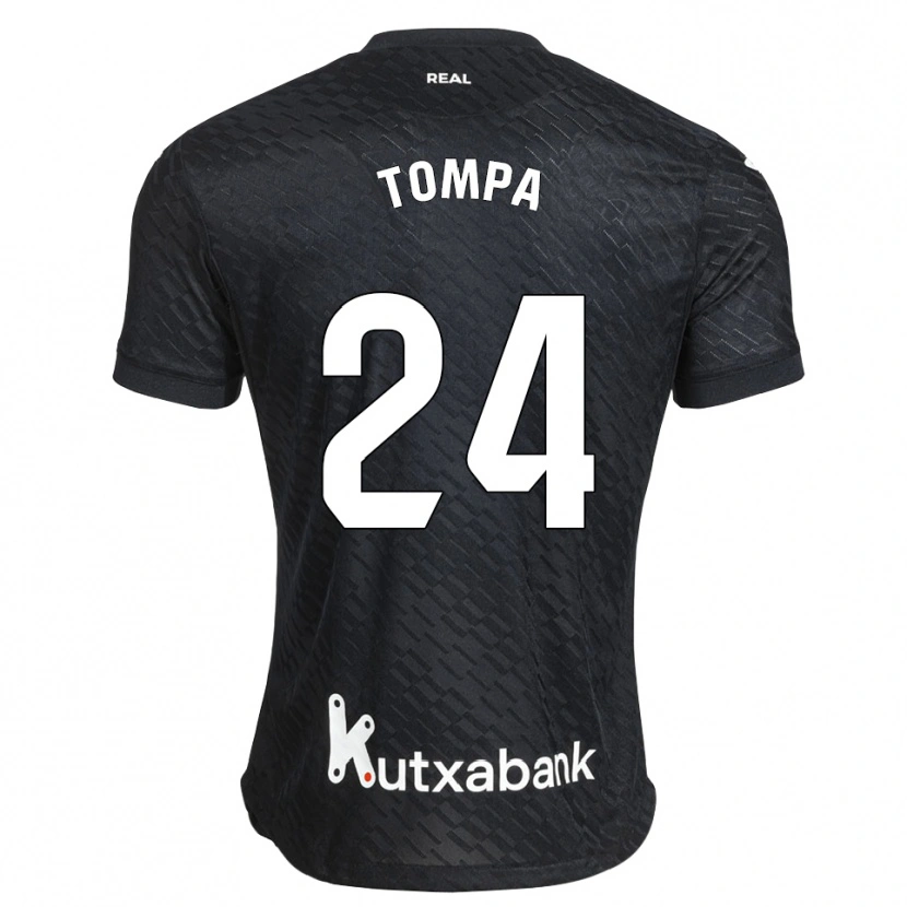 Danxen Men Ákos Tompa #24 Black White Away Jersey 2026/27 T-Shirt