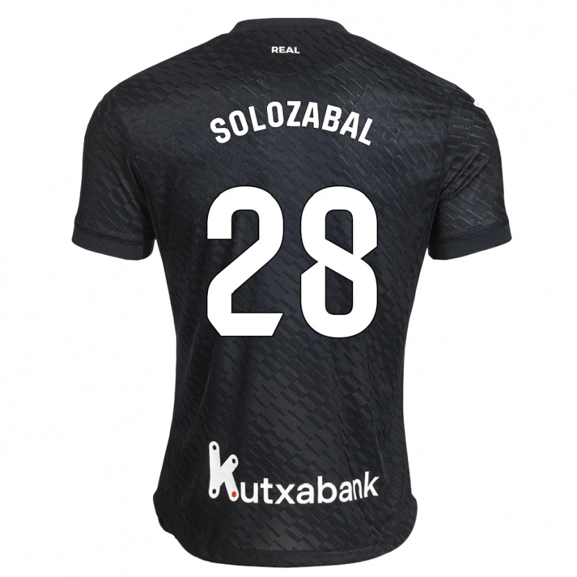 Danxen Men Malen Solozabal Ibarra #28 Black White Away Jersey 2026/27 T-Shirt