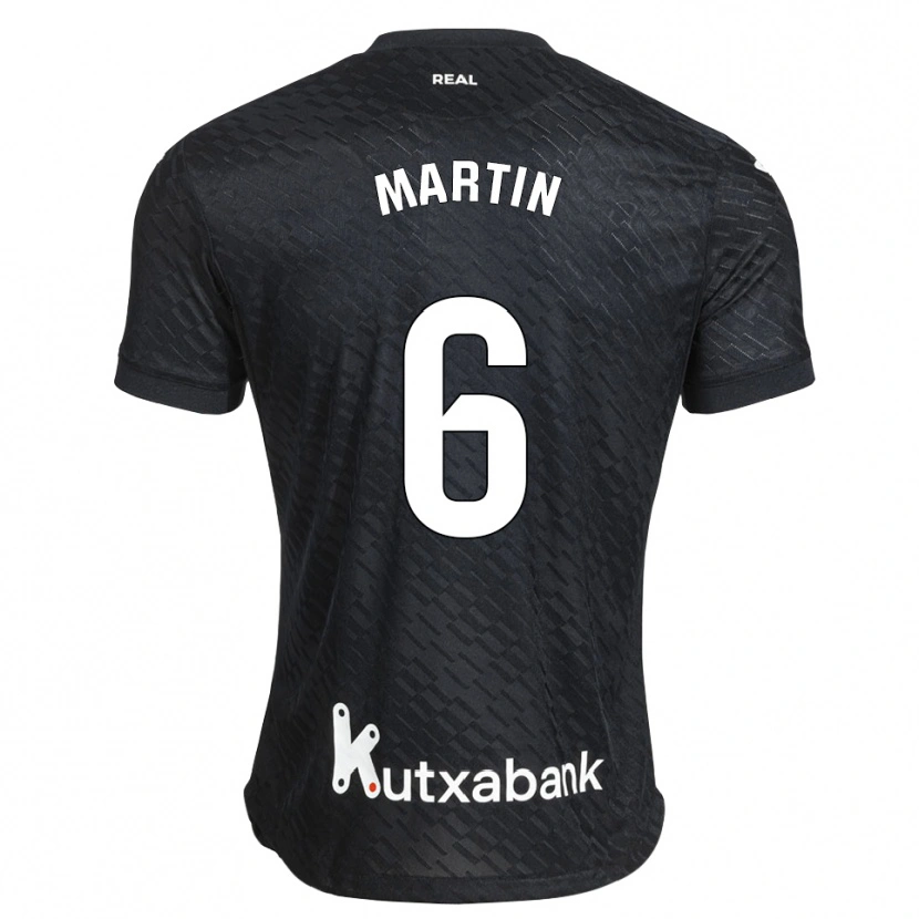 Danxen Men Jon Martín #6 Black White Away Jersey 2026/27 T-Shirt