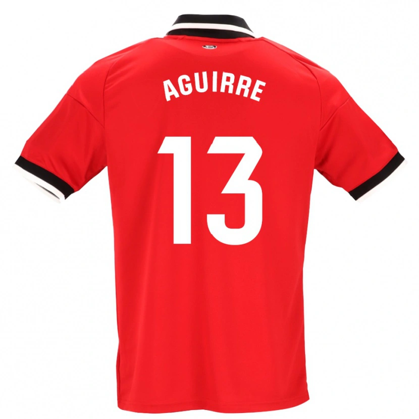 Danxen Men Yolanda Aguirre #13 Black White Red Away Jersey 2026/27 T-Shirt