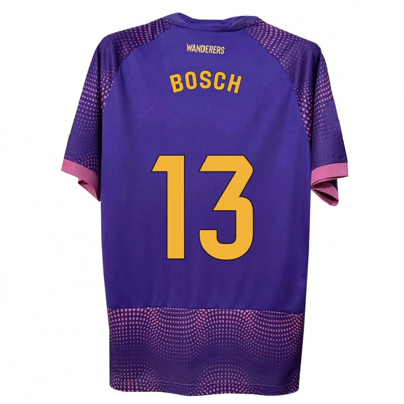 Danxen Men Owen Bosch #13 Purple White Pink Away Jersey 2026/27 T-Shirt
