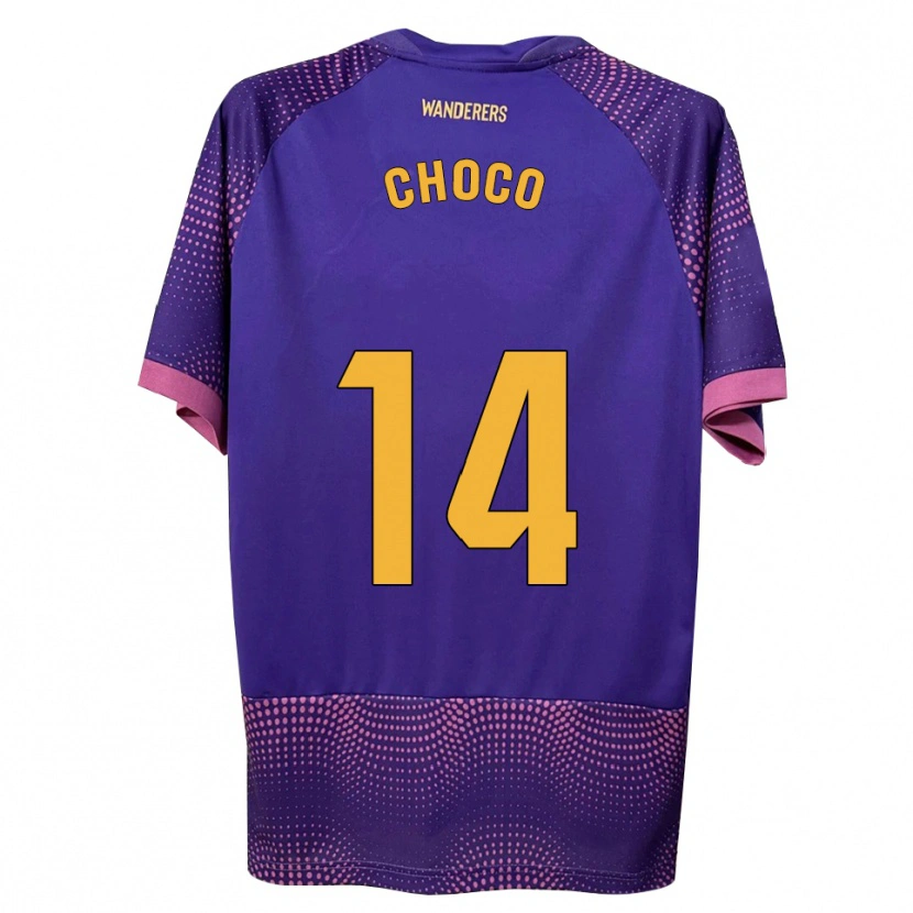 Danxen Men Choco #14 Purple White Pink Away Jersey 2026/27 T-Shirt