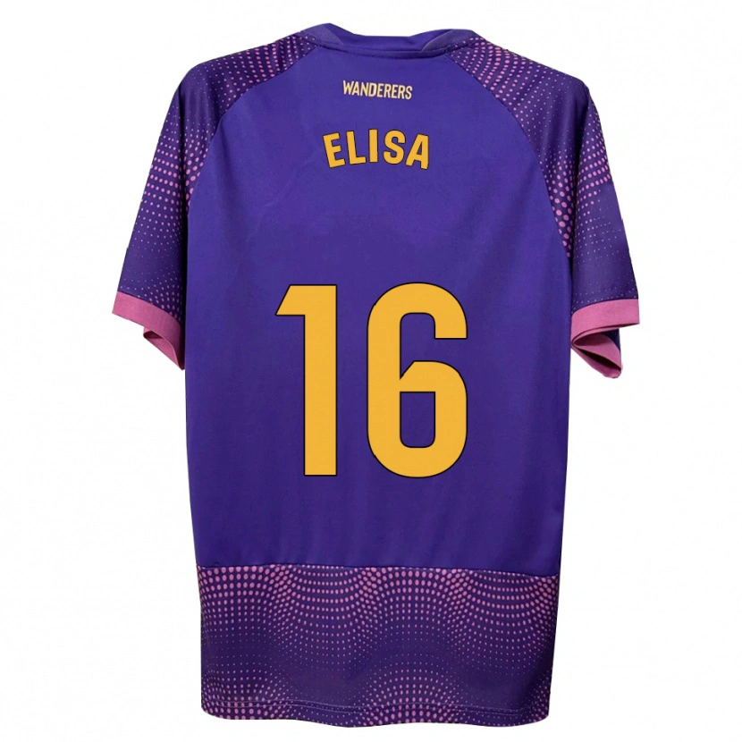 Danxen Men Elisa Tomé #16 Purple White Pink Away Jersey 2026/27 T-Shirt