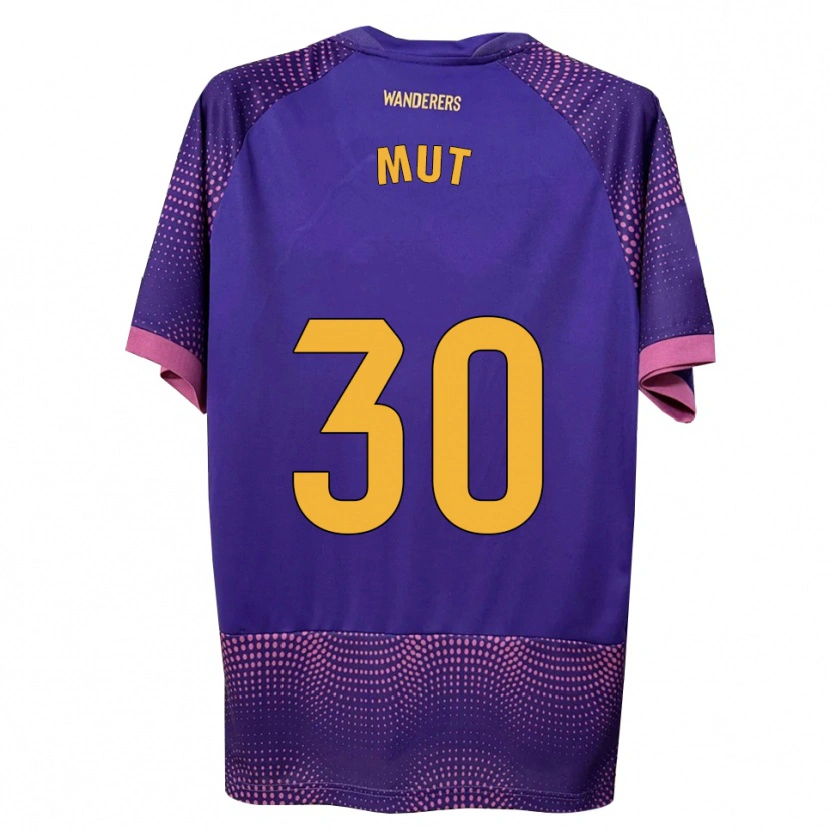 Danxen Men Joan Mut #30 Purple White Pink Away Jersey 2026/27 T-Shirt
