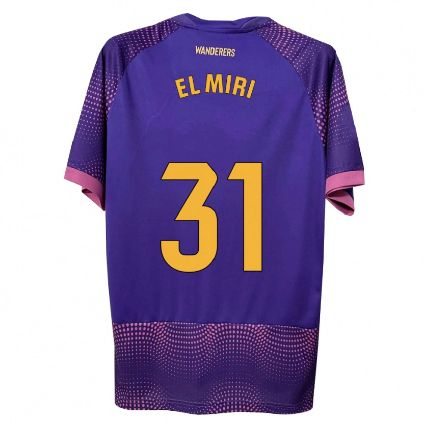 Danxen Men Walid El Miri #31 Purple White Pink Away Jersey 2026/27 T-Shirt